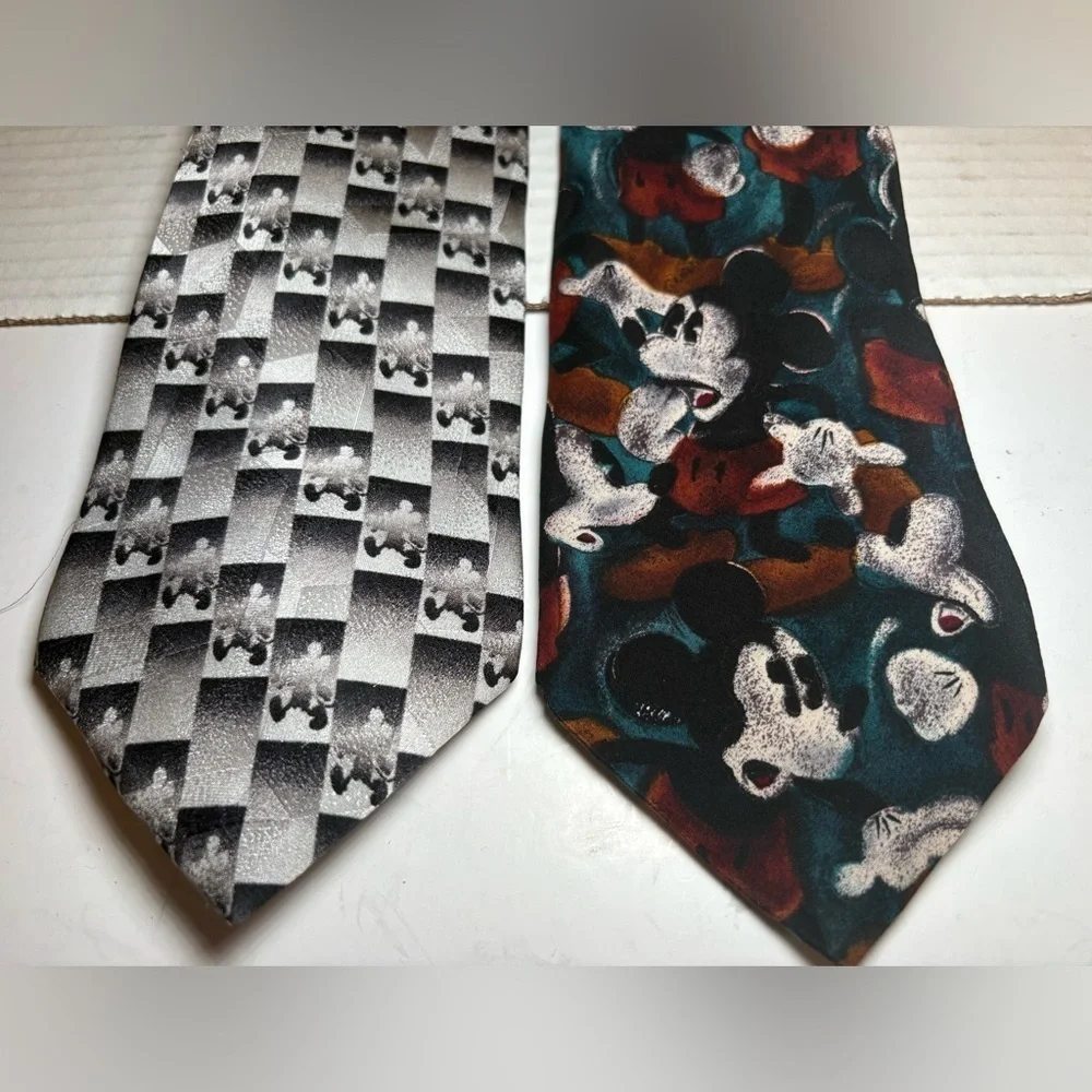Vintage Disney Mickey Mouse Neck Ties